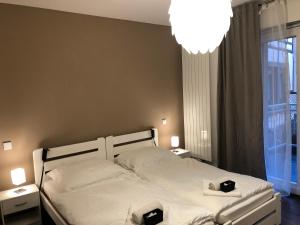 Ένα ή περισσότερα κρεβάτια σε δωμάτιο στο New Private Rooms Fuerth