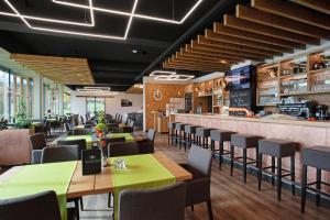 Restoran või mõni muu söögikoht majutusasutuses Hotel Hausschachen