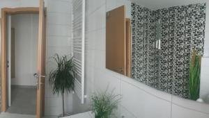 Koupelna v ubytování Mistel Apartman + 67 fotografií