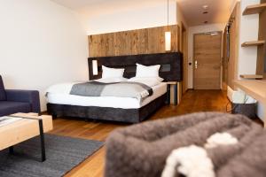 Posteľ alebo postele v izbe v ubytovaní Hotel Pinei