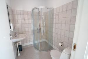 Et badeværelse på Hotel Frederiksværk