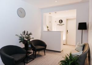 Posezení v ubytování HAIMHAUSERS Hotel Garni