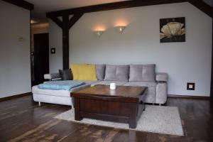 Posezení v ubytování Apartamenty Bukowa Wisła