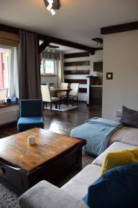 Posezení v ubytování Apartamenty Bukowa Wisła