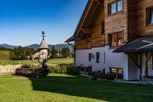 Zahrada ubytování Biobauernhof Gast