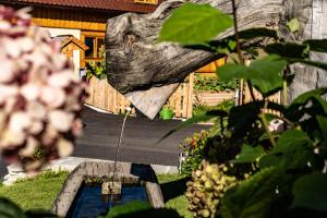Zahrada ubytování Biobauernhof Gast