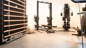 Fitness centrum a/nebo fitness zařízení v ubytování Superior Gourmethotel Yscla