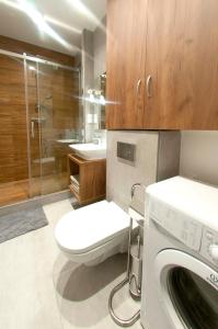 Een badkamer bij Bielańska Apartment
