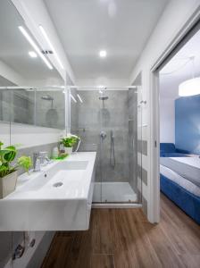Koupelna v ubytování B&B Campari 10