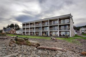 Budova, kde se aparthotel nachází