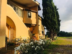 A garden outside Borgo del Gelso