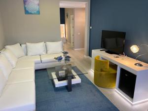 A television and/or entertainment centre at Los Bronces