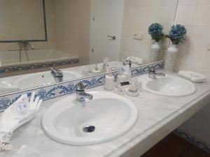 A bathroom at Los Bronces