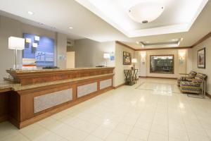 a lobby of a hospital with a reception desk at Holiday Inn Express Hotel & Suites Concordia US 81 by IHG in Concordia +34 photos