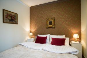 Posteľ alebo postele v izbe v ubytovaní Apartment Krupówki Premio