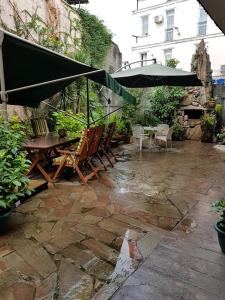 Zahrada ubytování Guest House Batumi Globus