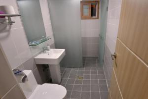 Koupelna v ubytování Guma Modern HanokStay