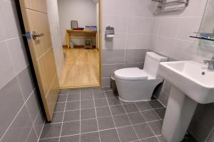 Koupelna v ubytování Guma Modern HanokStay