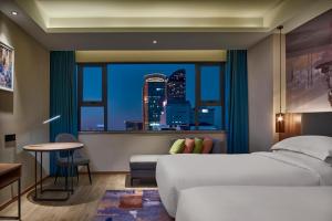 Aurea Central Hotel的休息区