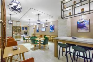 Posezení v ubytování 丽呈君顿酒店重庆解放碑步行街洪崖洞店