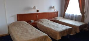 Postel nebo postele na pokoji v ubytování Araks Hotel Complex