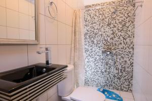 Koupelna v ubytování Kristallia - Elounda seafront vacation rental