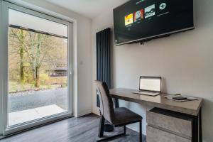 TV a/nebo společenská místnost v ubytování Hotel Hafermarkt