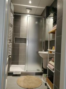 Koupelna v ubytování Apartmány Agáta Abertamy