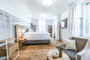 Letto o letti in una camera di Hotel Weissenstein