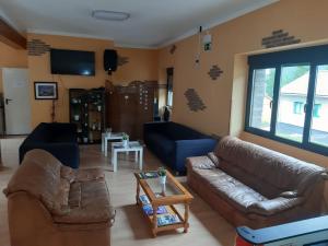 A seating area at El cordal de laciana