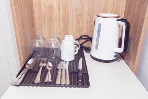 A kitchen or kitchenette at Marina Hotel Bodrum