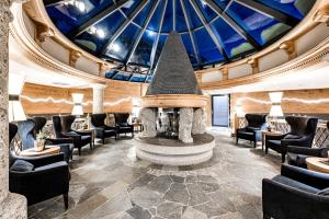 Hotel Edelweiss & Gurgl的休息区