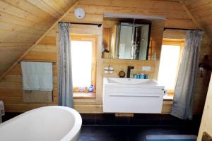 Koupelna v ubytování Chalet Fuchsberg