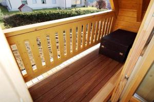 Balkón nebo terasa v ubytování Chalet Fuchsberg