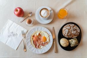 Možnosti raňajok pre hostí v ubytovaní Hotel Astoria