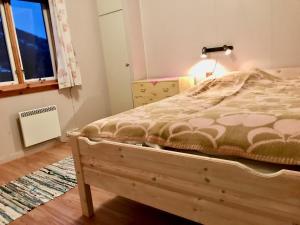 Krevet ili kreveti u jedinici u objektu Salmon Lodge Lofoten
