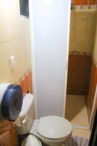 Koupelna v ubytování Hotel Melina