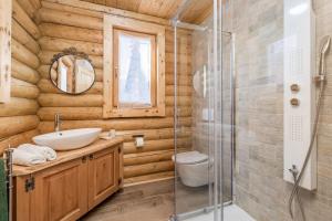 Kúpeľňa v ubytovaní Mountain family home Nola Ivano + 36 fotografií