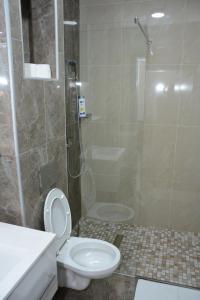 Koupelna v ubytování Hotel Intergaj Bijeljina
