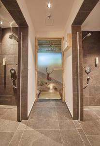 Baðherbergi á Hotel Hubertushof