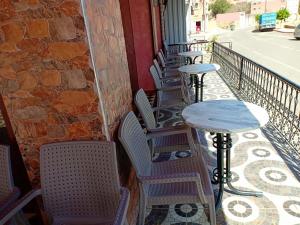 Posezení v ubytování hotel arganier tafraoute