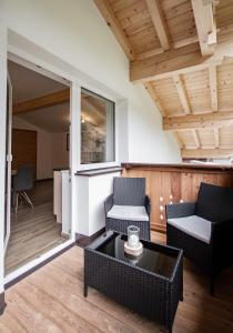 Posezení v ubytování Nagelehof Apartment Blaser