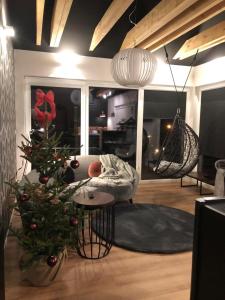 Posedenie v ubytovaní Apartament Balance z prywatną sauną