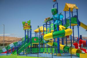 Zona de juegos infantil en Beachside Holiday Park