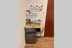Kuchyňa alebo kuchynka v ubytovaní Apartamencik Centrum