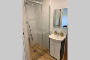 Kúpeľňa v ubytovaní Apartamencik Centrum