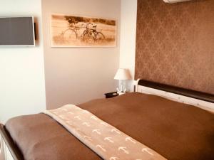 Postel nebo postele na pokoji v ubytování Goitzsche Resort
