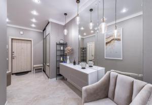Ett badrum på Premium apartament & Penthouse - Center