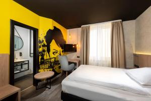 Katil atau katil-katil dalam bilik di ibis Styles Dresden Neustadt