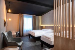 Katil atau katil-katil dalam bilik di ibis Styles Dresden Neustadt